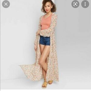 Wild Fable Duster Kimono